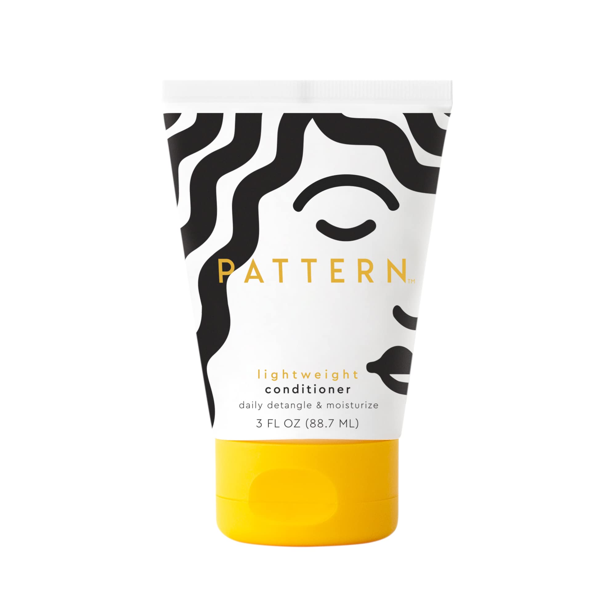 Pattern Beauty lightweight conditioner and co-wash in a pump bottle, designed for textured and curly hair care.