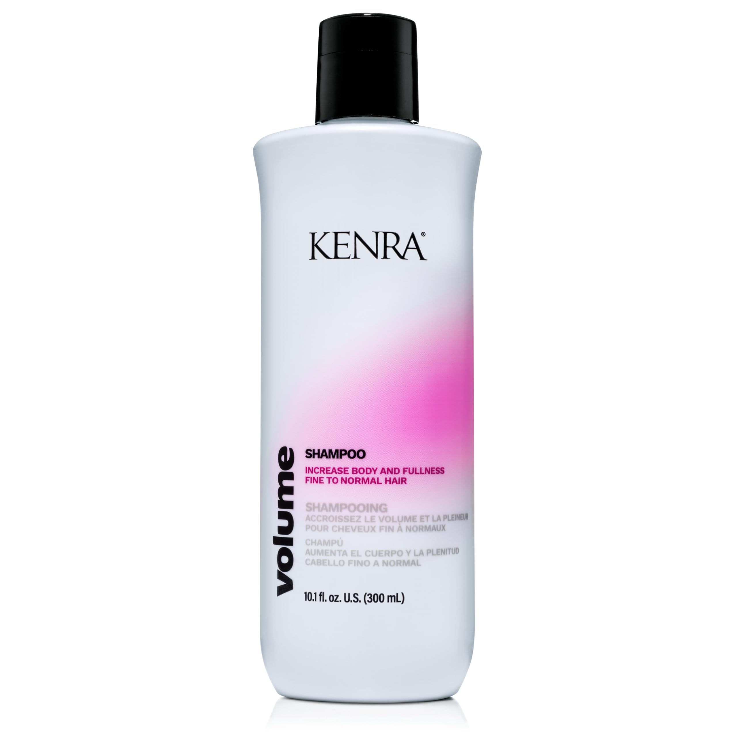 Kenra Kerna Volume Shampoo bottle with sleek design, highlighting volumizing formula for full, thick hair.
