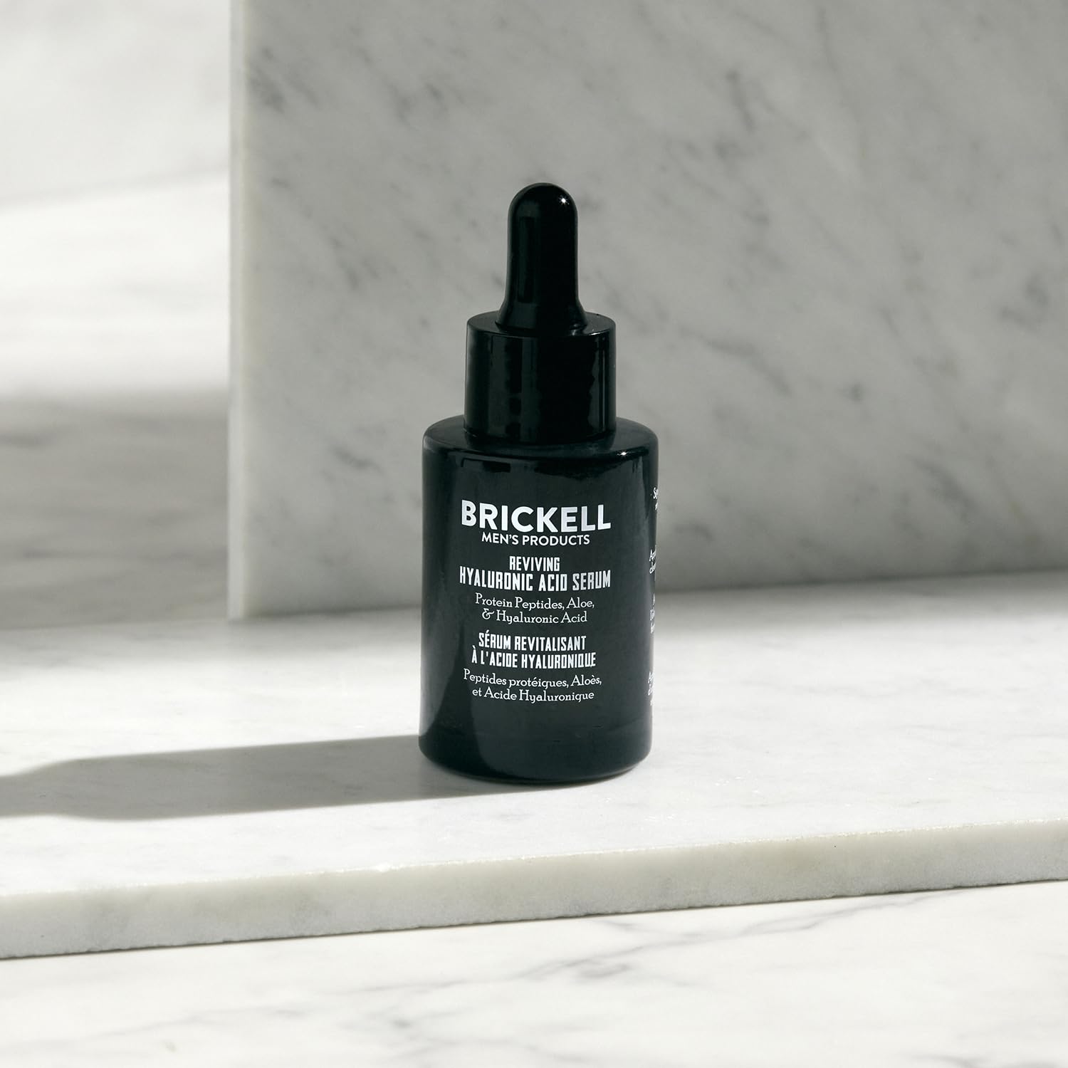 Brickell Men's Anti Aging Hyaluronic Acid Serum for Face