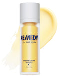 Remedy Science Advanced Night Treatment for Dark Spots, a skincare product with a sleek bottle and applicator for evening use