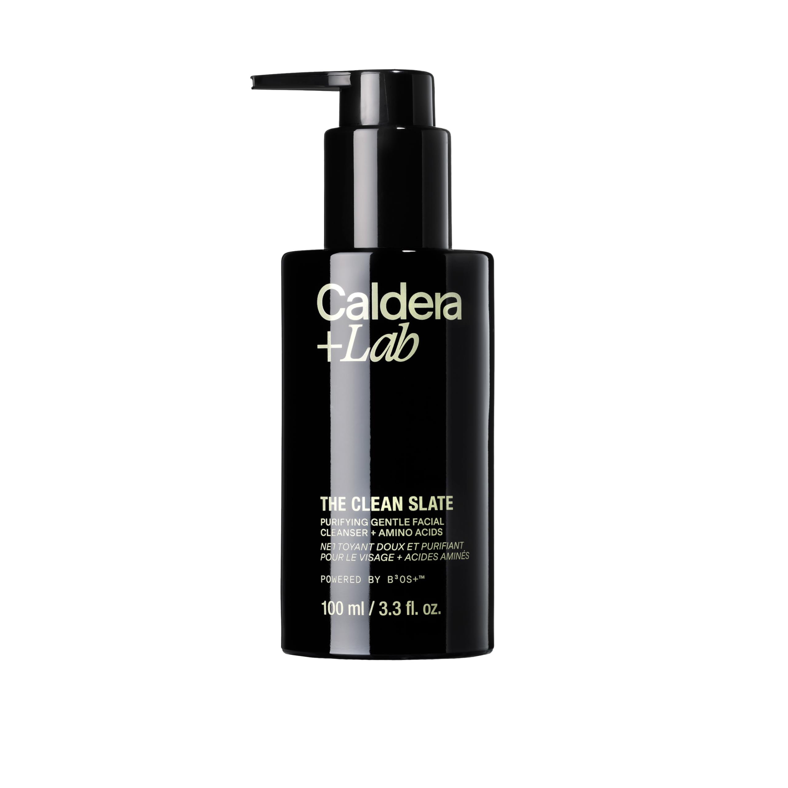 Caldera + Lab The Clean Slate | Men's Organic Foaming Facial Cleanser for Dry, Sensitive, & Normal Skin – Vegan, Natural & Antioxidant Packed Exfoliating Face Wash