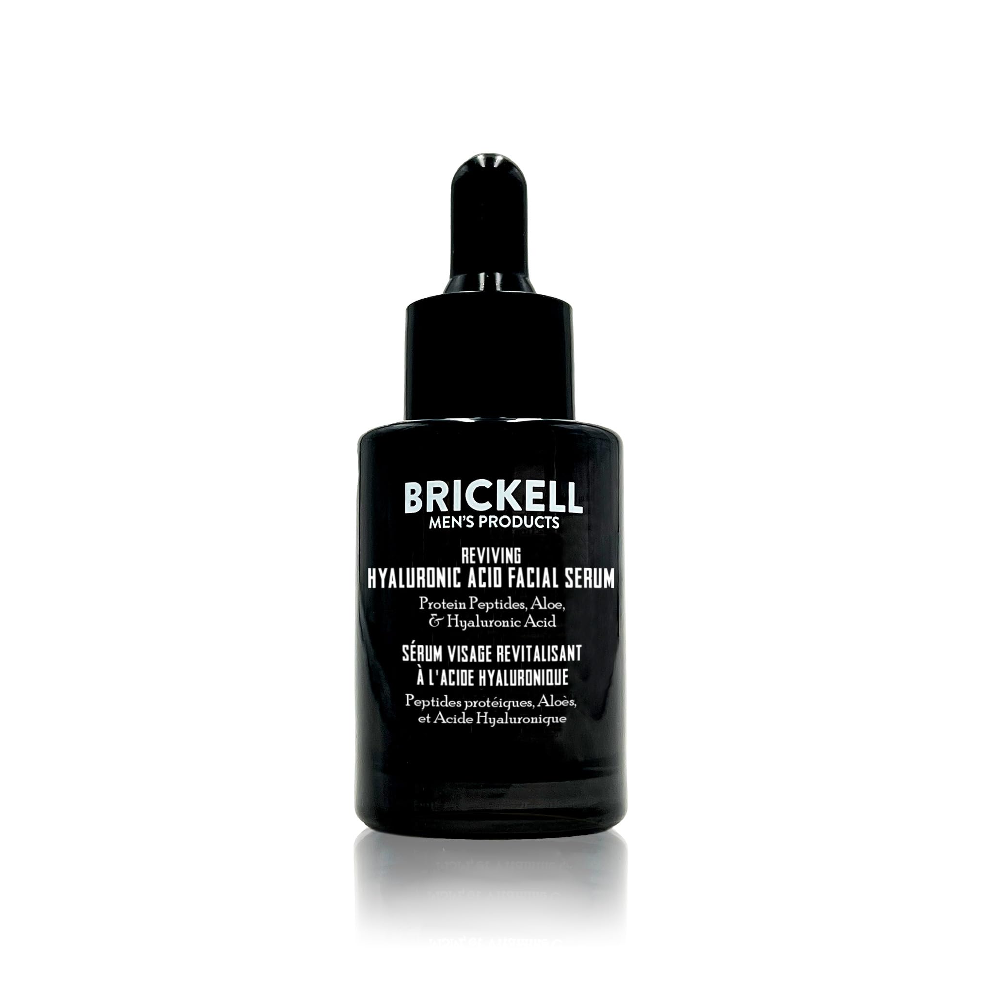 Brickell Men's Anti Aging Hyaluronic Acid Serum for Face