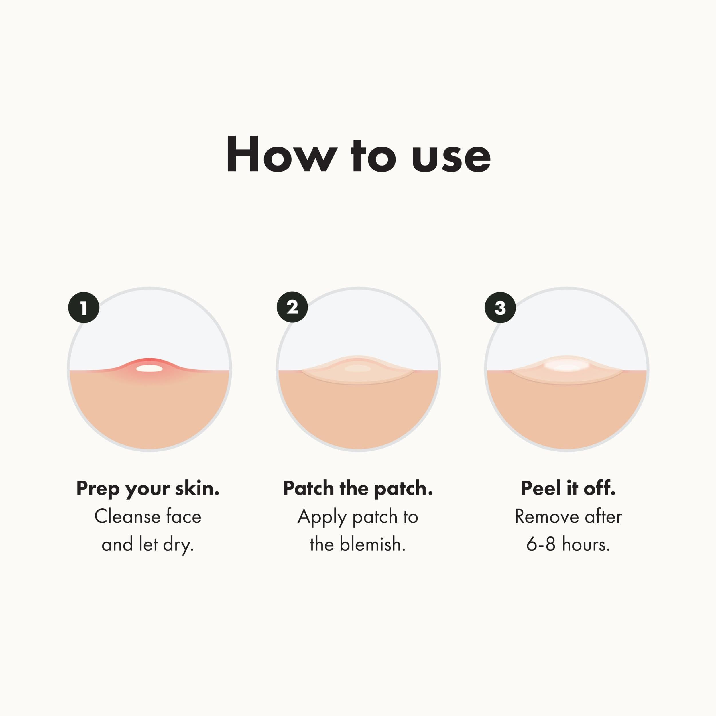 Matchy Patch Mighty Patch Original acne healing patches on skin, showing clear, discreet, and effective blemish treatment.