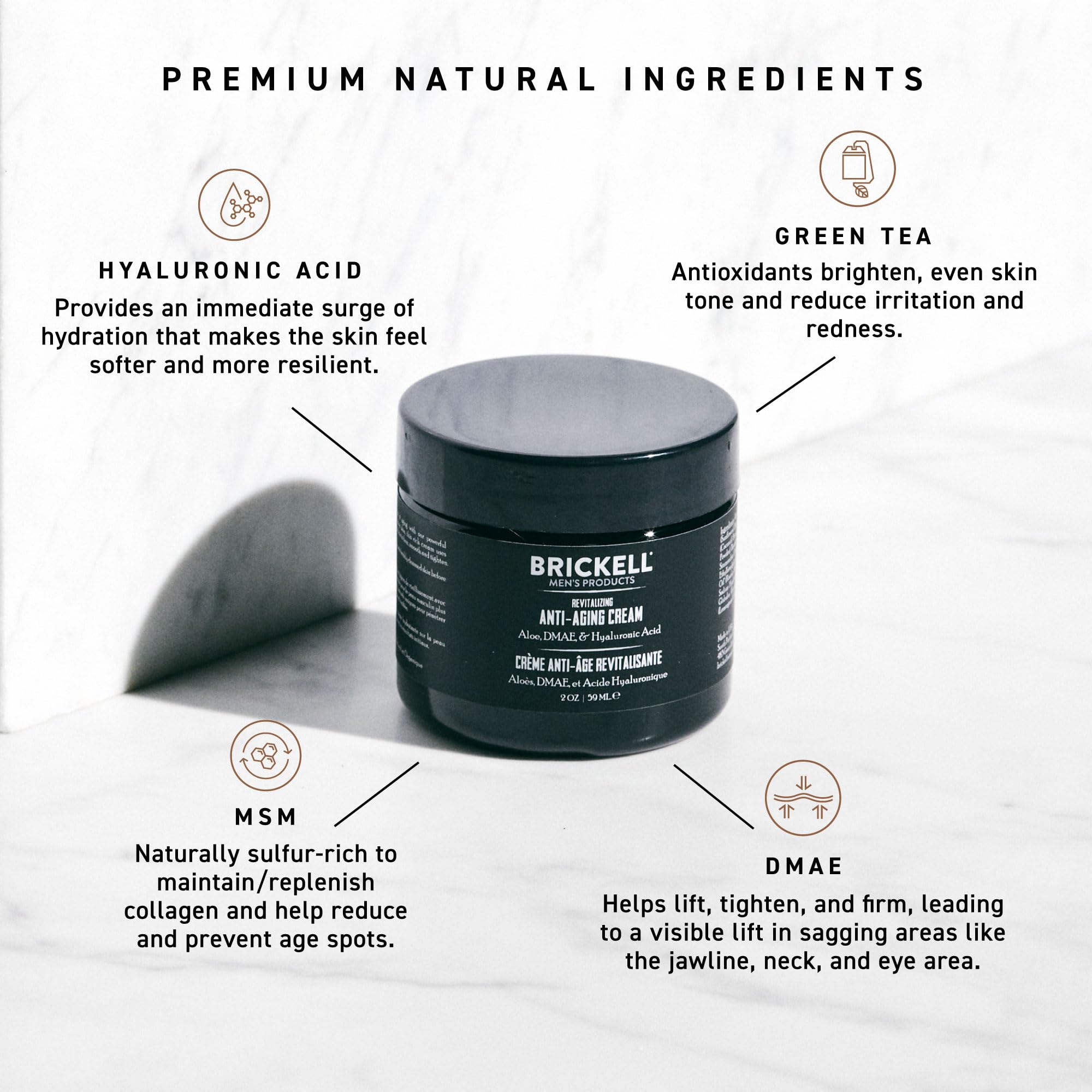 Brickell Men's Revitalizing Anti-Aging Cream For Men