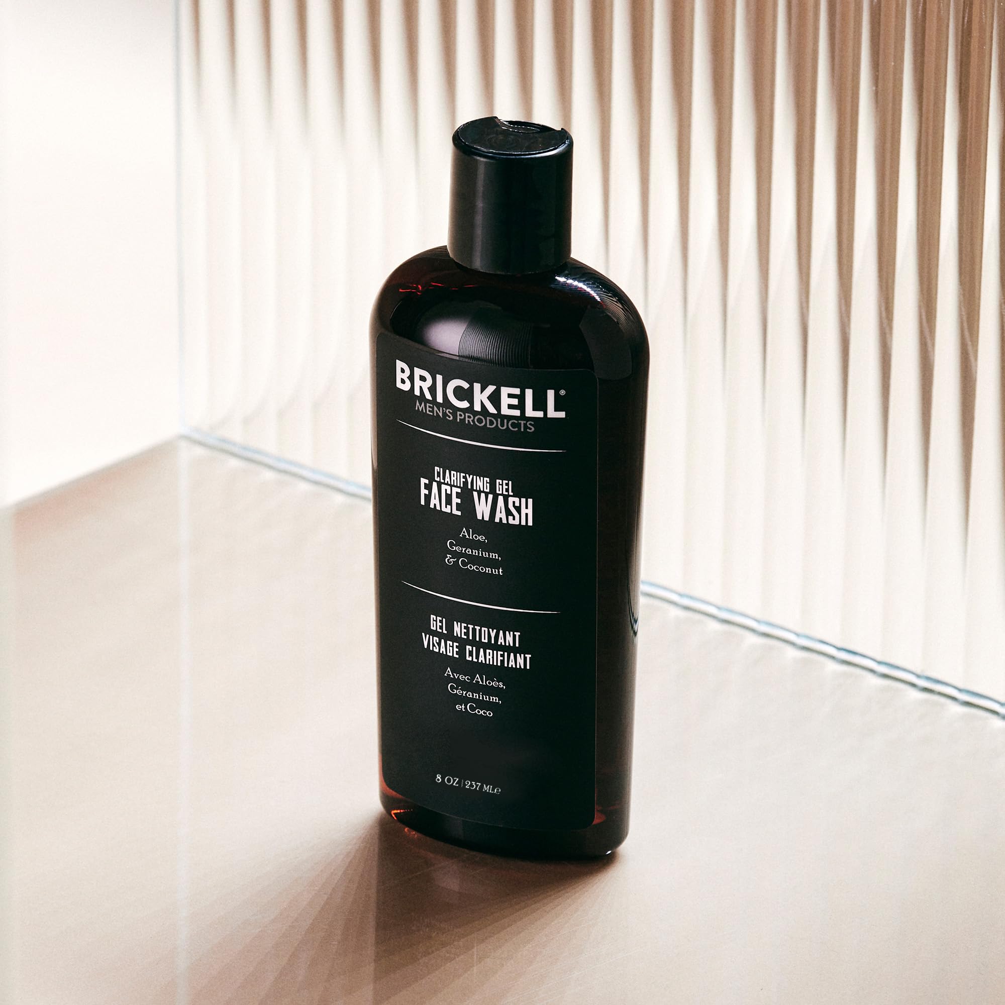 Brickell Men's Clarifying Gel Face Wash for Men