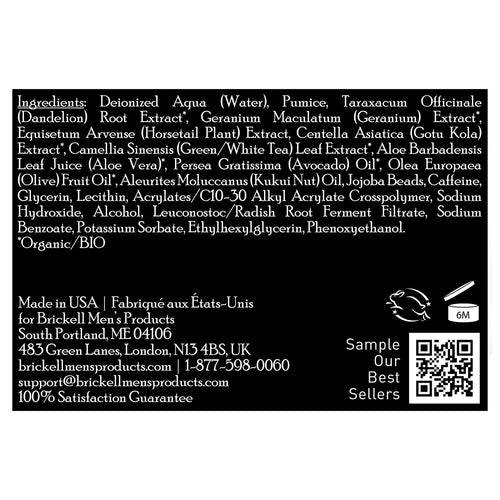 Brickell Men's Renewing Face Scrub for Men