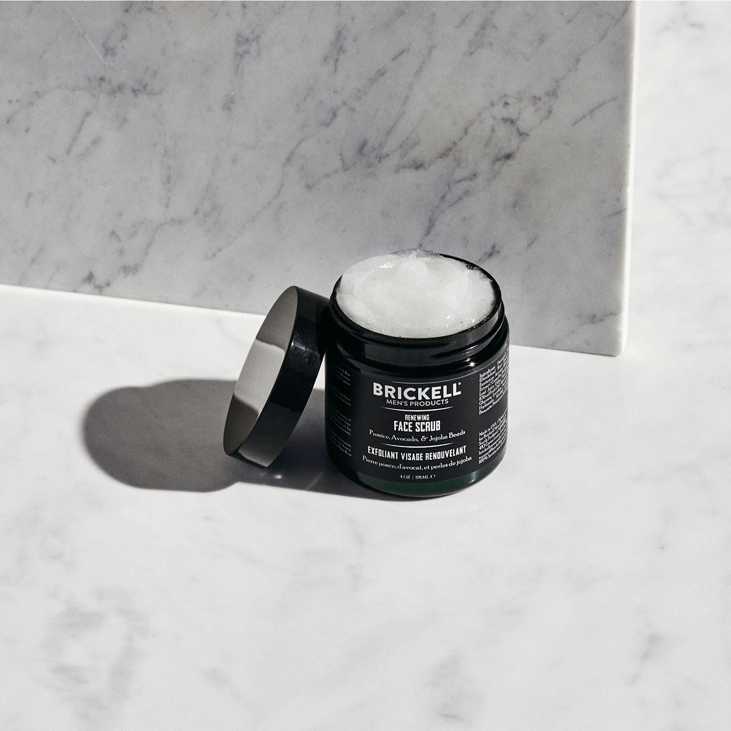 Brickell Men's Renewing Face Scrub for Men