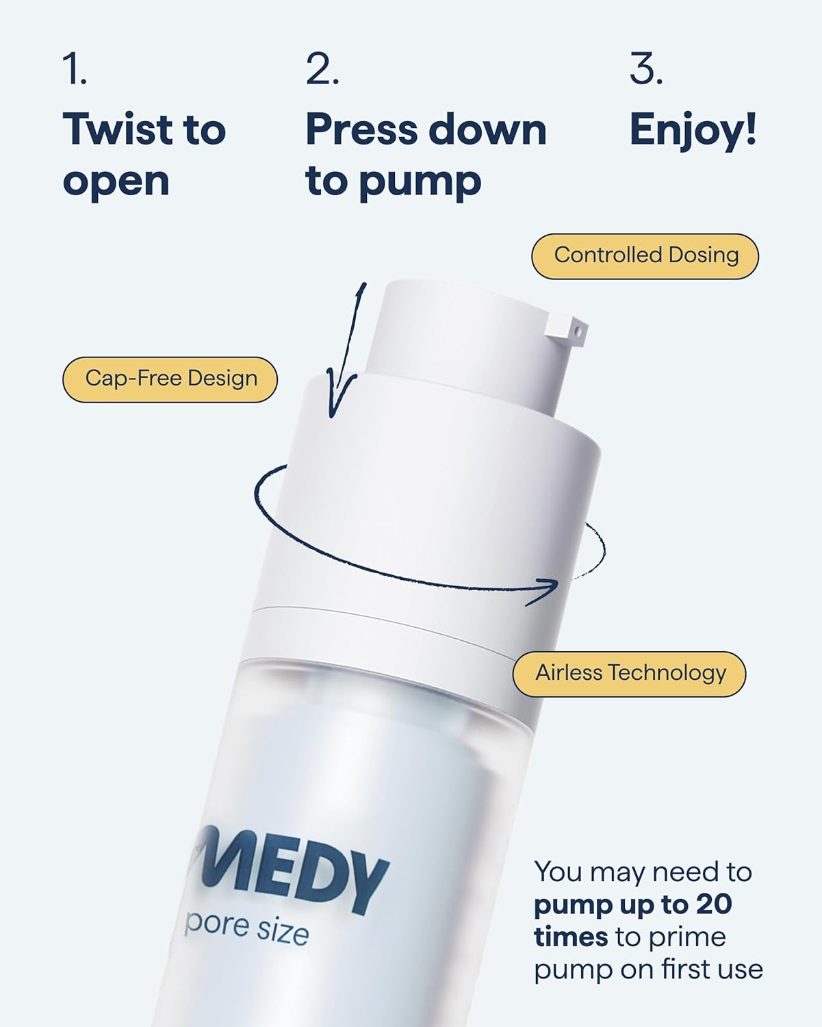 Remedy Science Refining Pore Advanced Serum bottle with dropper, clear liquid inside, and sleek packaging.