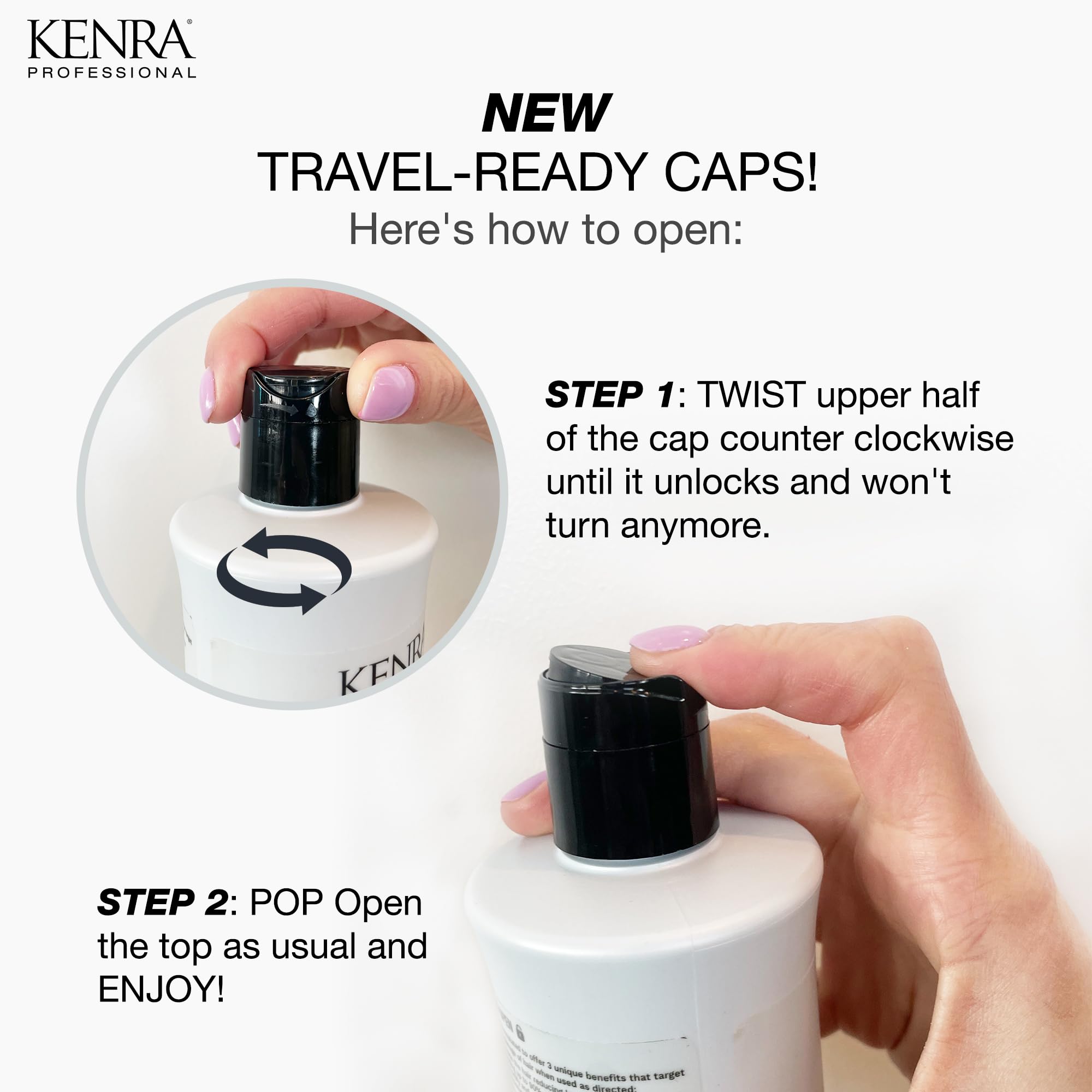 Kenra Kerna Volume Shampoo bottle with sleek design, showcasing the product for adding volume and thickness to hair.