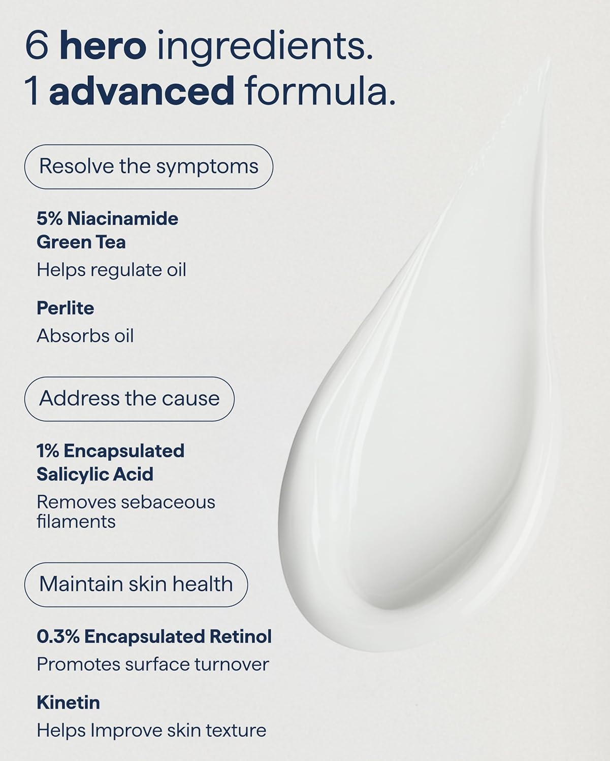 Remedy Science Refining Pore Advanced Serum bottle with pump dispenser, clear serum inside, on a white background.