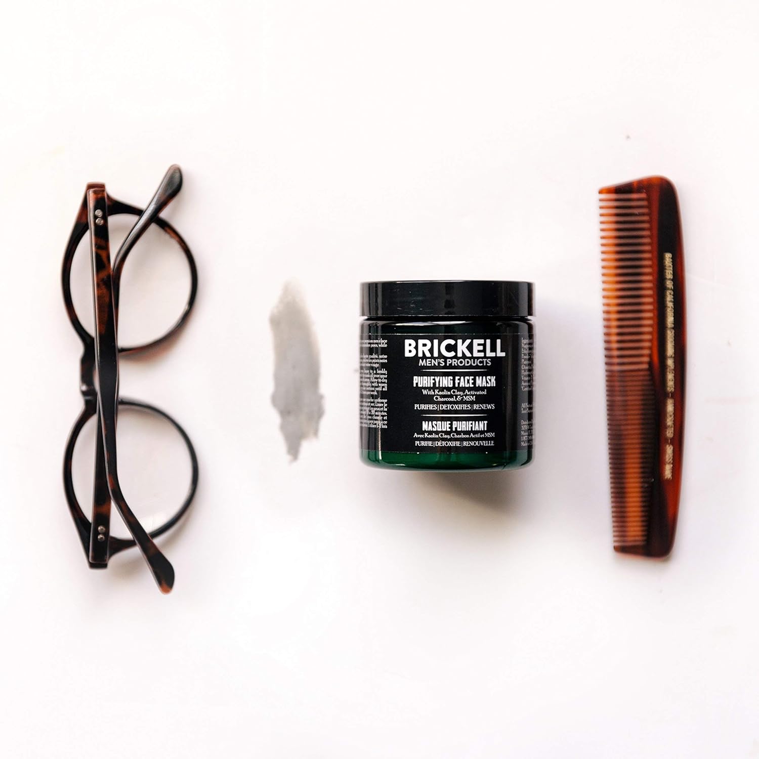 Brickell Men's Purifying Charcoal Face Mask Skin Care Product