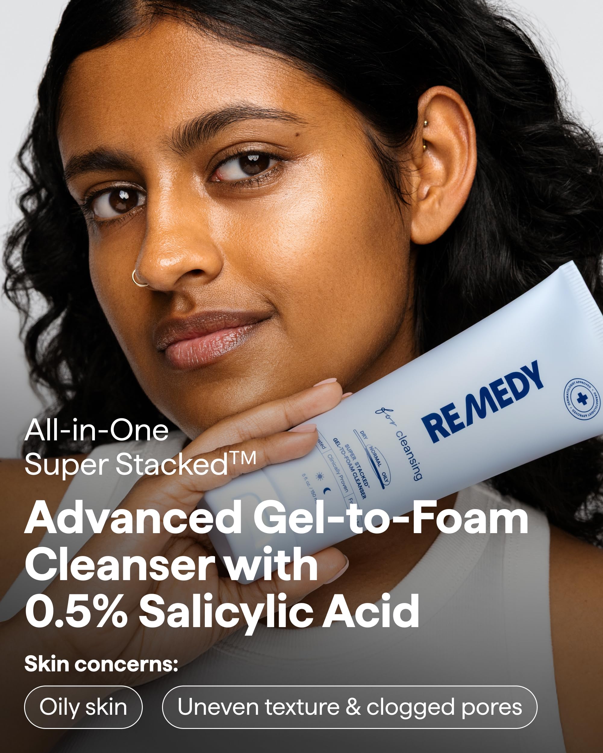 Remedy Lightweight Cleansing Gel-to-Foam Cleanser