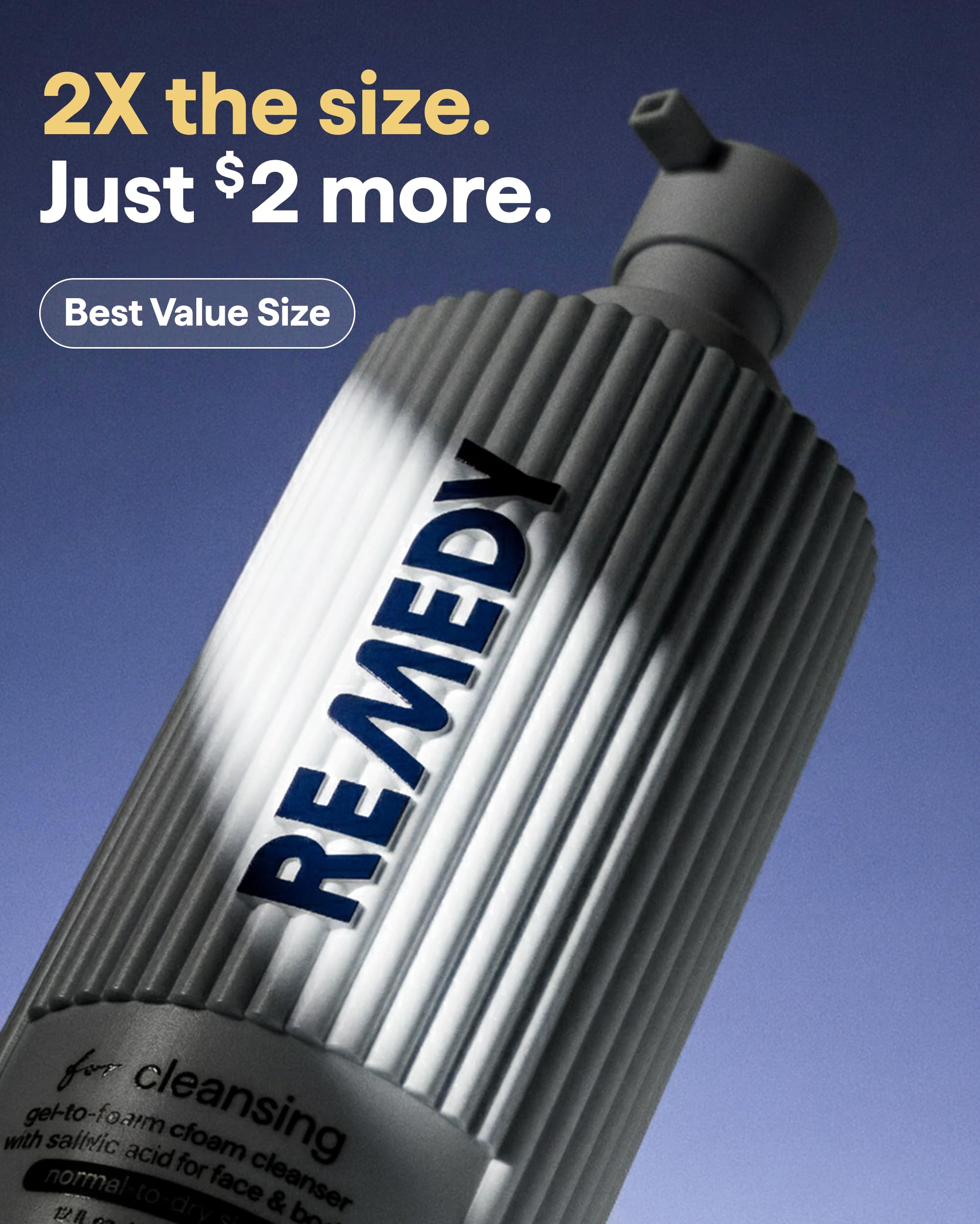 Remedy Lightweight Cleansing Gel-to-Foam Cleanser