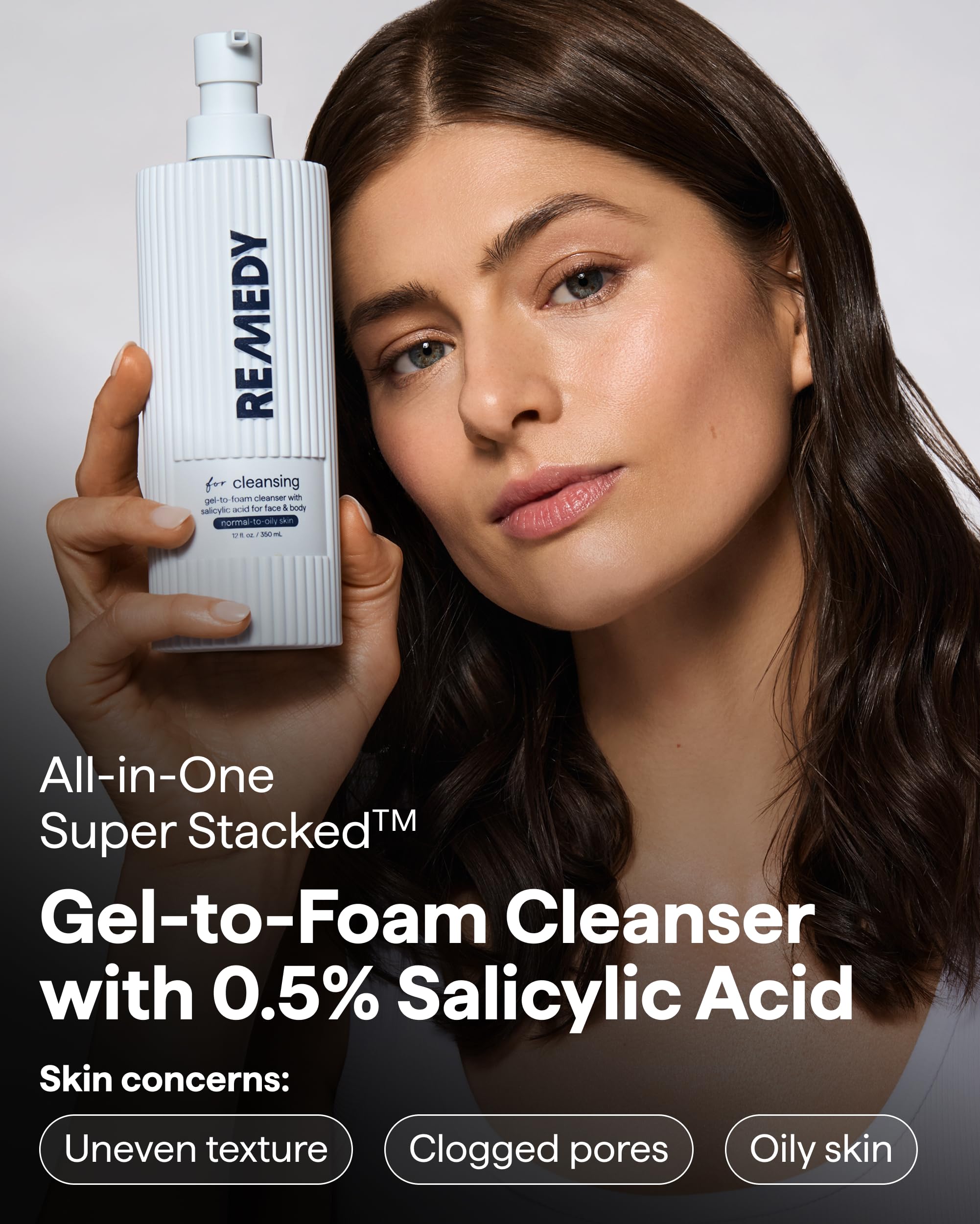 Remedy Lightweight Cleansing Gel-to-Foam Cleanser