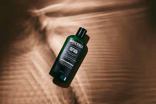 Brickell Men's Purifying Charcoal Face Wash for Men, Natural and Organic Daily Facial Cleanser, 8 Ounce, Scented