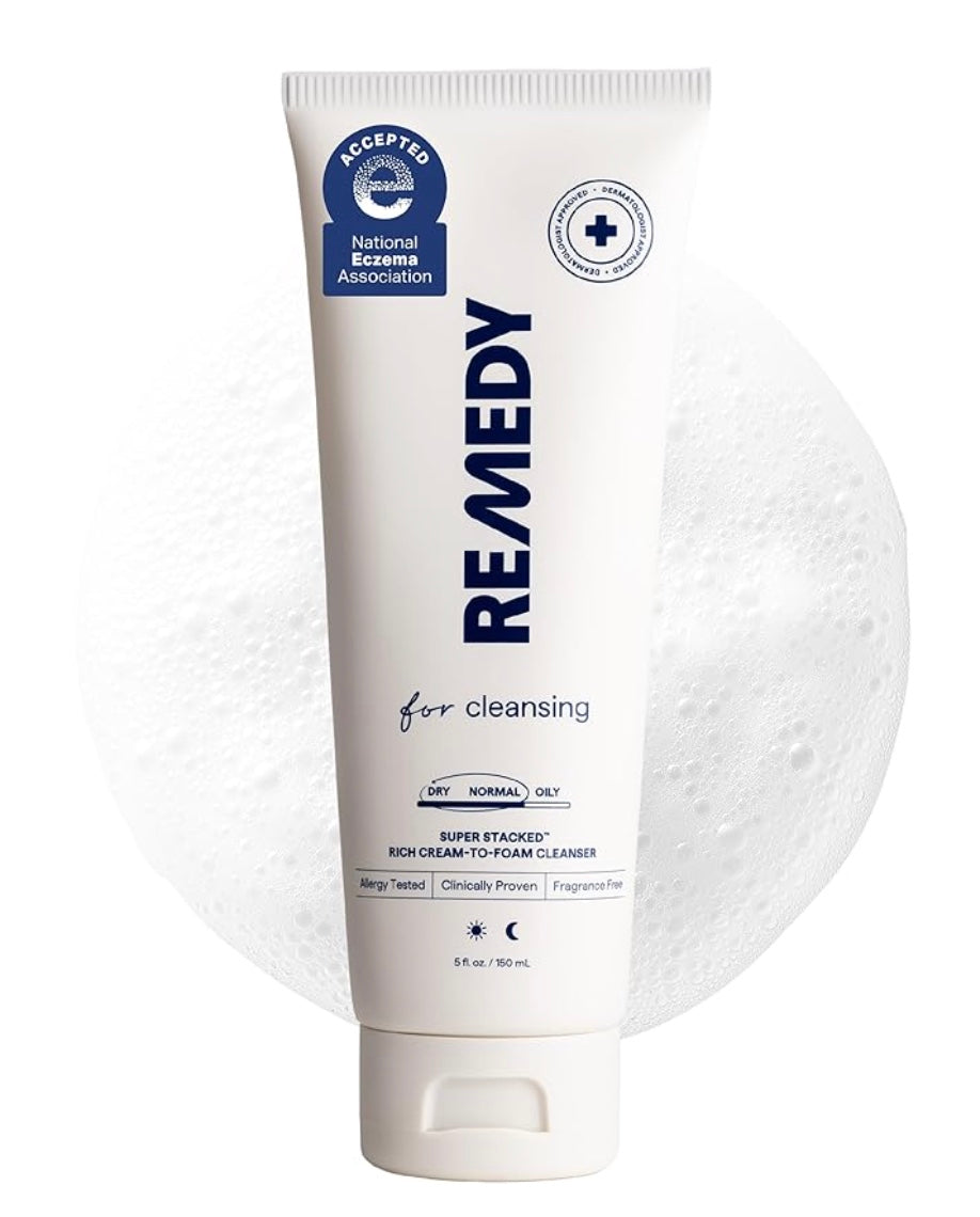 Bayleez Remedy for Rich Cream Cleansing product image showing the elegant jar with creamy cleansing cream inside.